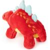 The Petting Zoo Baby Stegosaurus Stuffed Animal Plushie, Dinosaur Animals, ZOOLOGEE Red Dinosaur Plush Toy 11 inches