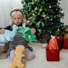 The Petting Zoo Baby Stegosaurus Stuffed Animal Plushie, Dinosaur Animals, ZOOLOGEE Red Dinosaur Plush Toy 11 inches