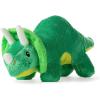 The Petting Zoo Baby Triceratops Stuffed Animal Plushie, Dinosaur Animals, ZOOLOGEE Green Dinosaur Plush Toy 11 inches