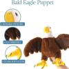 The Petting Zoo Bald Eagle Stuffed Animal Plushie, Gifts for Kids, Puppetz Animals, Eagle Plush Toy 15 Inches