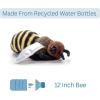 The Petting Zoo Bee Stuffed Animal Plushie, Gifts for Kids, Wild Onez Insect Animals, Yellow Bee Plush Toy, 12 inches