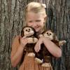 The Petting Zoo Bigfoot Girl Stuffed Animal Plushie, Gifts for Kids, Wild Onez Wildlife Animals, Bigfoot Ape Plush Toy, 10 inches