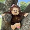 The Petting Zoo Bigfoot Girl Stuffed Animal Plushie, Gifts for Kids, Wild Onez Wildlife Animals, Bigfoot Ape Plush Toy 12 inches