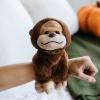 The Petting Zoo Bigfoot Yeti Stuffed Animal Plushie Slap Bracelet, Gifts for Kids, Slapstix Wildlife Animals, Brown Bigfoot Plush Toy, 9 inches