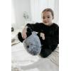 The Petting Zoo Black Axolotl Stuffed Animal Plushie, Gifts for Kids, Wild Onez Sealife Animals, Salamander Plush Toy, 35 inches