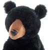 The Petting Zoo Black Bear Stuffed Animal, Gifts for Kids, Wild Onez Zoo Animals, Black Bear Plush Toy 12 inches