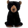 The Petting Zoo Black Bear Stuffed Animal, Gifts for Kids, Wild Onez Zoo Animals, Jumbo Black Bear Plush Toy 20 inches