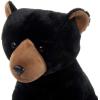 The Petting Zoo Black Bear Stuffed Animal, Gifts for Kids, Wild Onez Zoo Animals, Jumbo Black Bear Plush Toy 20 inches