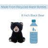 The Petting Zoo Black Bear Stuffed Animal Plushie, Gifts for Kids, Wild Onez Babiez Zoo Animals, Black Bear Plush Toy 6 inches(6 in)