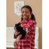 The Petting Zoo Black Bear Stuffed Animal Plushie Slap Bracelet, Gifts for Kids, Slapstix Wildlife Animals, Bear Plush Toy, 10 inches