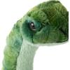 The Petting Zoo Brachiosaurus Dinosaur Stuffed Animal Plushie, Gift for Kids, Dino Animals, Green Brachiosaurus Plush Toy 20 inches Head to Tail
