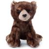 The Petting Zoo Brown Bear Stuffed Animal Plushie, Gifts for Kids, Wild Onez Babiez Zoo Animals, Brown Bear Plush Toy 6 inches(6 in)