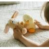 The Petting Zoo Bunny Rabbit Stuffed Animal Plushie, Gifts for Kids, Nuggetz Wildlife Animals, Tan Bunny Plush Toy, 6 inches