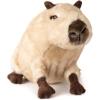 The Petting Zoo Capybara Stuffed Animal Plushie, Gifts for Kids, Earth Keeperz Wildlife Animals, Zoologee Brown Capybara Plush Toy, 13 inches