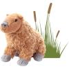 The Petting Zoo Capybara Stuffed Animal Plushie, Gifts for Kids, Wild Onez Wildlife Animals, Capybara Plush Toy 12 inches