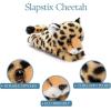 The Petting Zoo Cheetah Stuffed Animal Plushie Slap Bracelet, Gifts for Kids, Slapstix Animals, Cheetah Plush Toy 10 inches