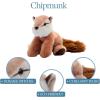 The Petting Zoo Chipmunk Stuffed Animal Plushie, Gifts for Kids, Wild Onez Wildlife Animals, Chipmunk Plush Toy 9 inches
