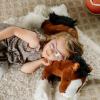 The Petting Zoo Clydesdale Horse Stuffed Animal Plushie, Gifts for Kids, Wild Onez Barnyard Animals, Brown Horse Plush Toy, Jumbo 27 inches