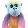 The Petting Zoo, Colorful Hanging Monkey Stuffed Animal, Ombrez Monkey Plush Toy, 20″ Blue