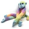 The Petting Zoo, Colorful Hanging Monkey Stuffed Animal, Ombrez Monkey Plush Toy, 20″ Blue
