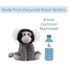 The Petting Zoo Common Marmoset Stuffed Animal Plushie, Gifts for Kids, Wild Onez Wildlife Animals, Monkey Plush Toy 9 Inches