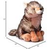 The Petting Zoo Coyote Stuffed Animal, Gifts for Kids, Wild Onez Zoo Animals, Coyote Plush Toy 12 inches