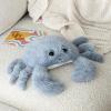 The Petting Zoo Crab Stuffed Animal Plushie, Gifts for Kids, Fuzzlez Sealife Animals, Blue Crab Plush Toy 12 Inches