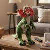 The Petting Zoo Dilophosaurus Dinosaur Stuffed Animal Plushie, Gift for Kids, Dinosaur Animals, Green Dinosaur Plush Toy 19 inches