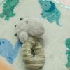 The Petting Zoo Dinosaur Stuffed Animal Plushie Blanket and Rattle, Gifts for Kids, Bumblez Animals, Green Dinosaur Plush Toy, 30 inches