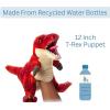 The Petting Zoo Dinosaur T-Rex Stuffed Animal Plushie, Gifts for Kids, Puppetz Animals, T-Rex Dinosaur Plush Toy 16 Inches