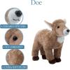 The Petting Zoo Doe Stuffed Animal, Gifts for Kids, Wild Onez Zoo Animals, Doe Plush Toy 12 inches