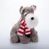 The Petting Zoo Dog Plush Toy, Gifts for Kids, Holiday Fuzzlez Schnauzer Puppy Plush Toy, 10″ (Tan)(Tan)