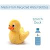 The Petting Zoo Duck Stuffed Animal Plushie, Gifts for Kids, Fuzzlez Animals, Duck Plush Toy, 12 inches