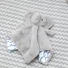 The Petting Zoo Elephant Stuffed Animal Plushie Blanket, Gifts for Kids, Bumblez Luvee Animals, Grey Elephant Plush Toy, 13 inches