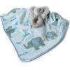The Petting Zoo Elephant Stuffed Animal Plushie Blanket and Rattle, Gifts for Kids, Bumblez Animals, Grey Elephant Plush Toy, 30 inches
