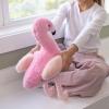 The Petting Zoo Flamingo Stuffed Animal Plushie, Gifts for Kids, Sea Fuzzlez Animals, Flamingo Plush Toy, 10 inches