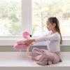 The Petting Zoo Flamingo Stuffed Animal Plushie, Gifts for Kids, Sea Fuzzlez Animals, Flamingo Plush Toy, 10 inches