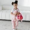 The Petting Zoo Flamingo Stuffed Animal Plushie and Purse Set, Gifts for Kids, Wildlife Animal Toy, Pink Flamingo Plush Toy and Purse Pet Carrier