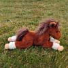 The Petting Zoo Floppy Chestnut Horse Stuffed Animal Plushie, Gifts for Kids, Wild Onez Barnyard Animals, Brown Horse Plush Toy, 16 inches