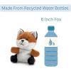 The Petting Zoo Fox Stuffed Animal Plushie, Gifts for Kids, Nuggetz Wildlife Animals, Fox Plush Toy, 6 inches