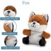 The Petting Zoo Fox Stuffed Animal Plushie, Gifts for Kids, Nuggetz Wildlife Animals, Fox Plush Toy, 6 inches