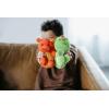 The Petting Zoo Frog Stuffed Animal Plushie, Gifts for Kids, Nuggetz Wildlife Animals, Green Frog Plush Toy, 6 inches