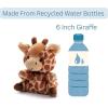 The Petting Zoo Giraffe Stuffed Animal Plushie, Gifts for Kids, Nuggetz Wildlife Animals, Giraffe Plush Toy, 6 inches