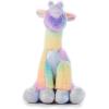 The Petting Zoo Giraffe Stuffed Animal Plushie, Ombrez Wildlife Animals, Rainbow Zoologee Giraffe Plush Toy 14 inches