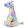 The Petting Zoo Giraffe Stuffed Animal Plushie, Ombrez Wildlife Animals, Rainbow Zoologee Giraffe Plush Toy 14 inches