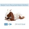 The Petting Zoo Goat Stuffed Animal Plushie, Gifts for Kids, Wild Onez Wildlife Animals, Goat Plush Toy, 24 inches