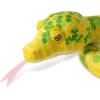 The Petting Zoo Green Tree Python Snake Stuffed Animal Plushie, Gifts for Kids, Earth Keeperz Snake Animals, Zoologee High Yellow Green Tree Python Snake Plush Toy, 54 inches
