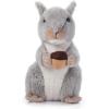 The Petting Zoo Grey Squirrel Stuffed Animal, Gifts for Kids, Wild Onez Zoo Animals, Grey Squirrel Plush Toy 12 inches