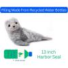 The Petting Zoo Harbor Seal Stuffed Animal Plushie, Gifts for Kids, Earth Keeperz Sealife Animals, Zoologee Grey Harbor Seal Plush Toy, 13 inches