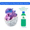 The Petting Zoo Hatchling Stegosaurus Dinosaur Stuffed Animal Plushie, Gift for Kids, Dinosaur Animals, Purple Dinosaur Plush Toy 8 inches